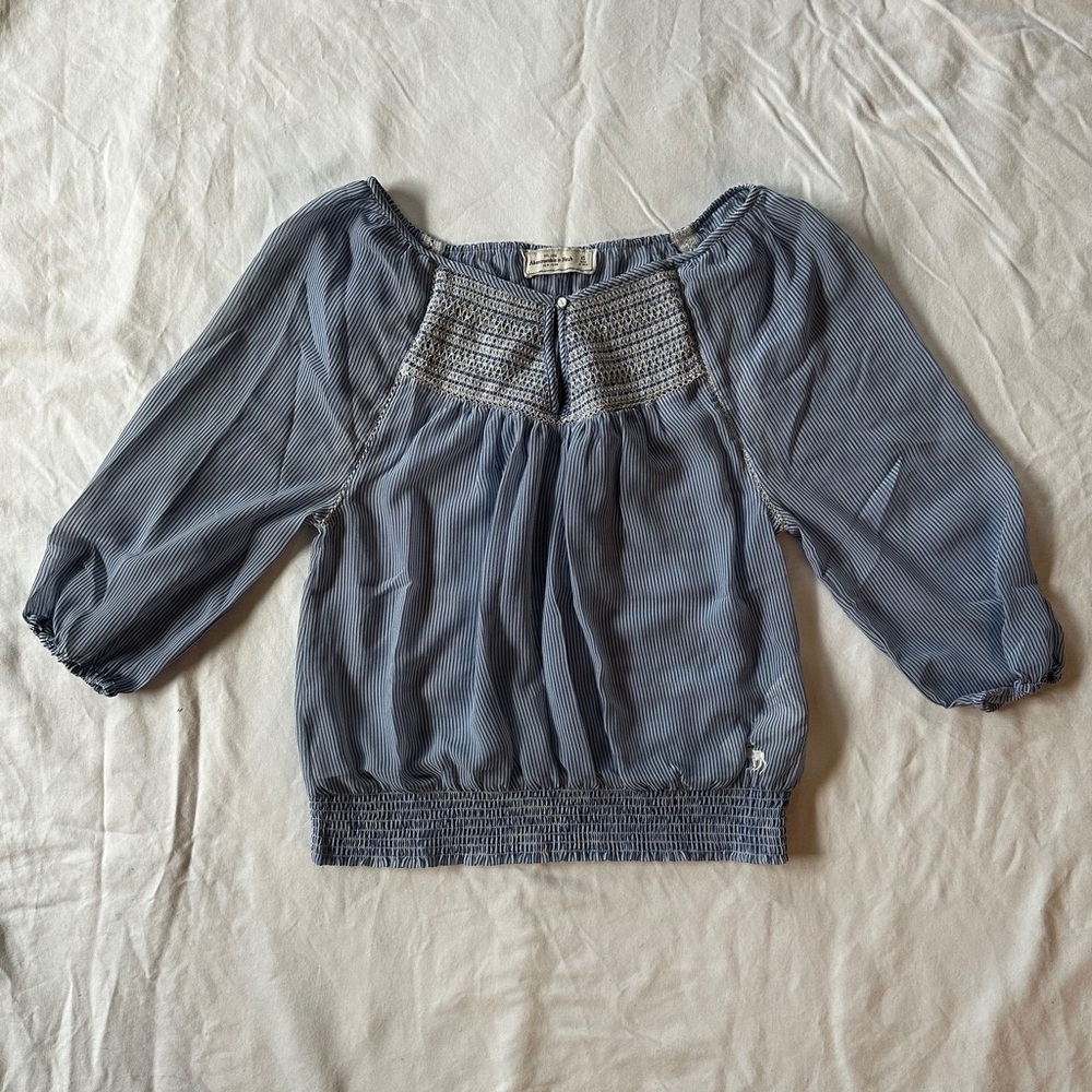 Light Blue Abercrombie Top
